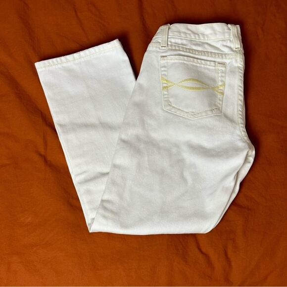 Abercrombie and Fitch white short jean capris size 2- teen girls - Picture 7 of 7